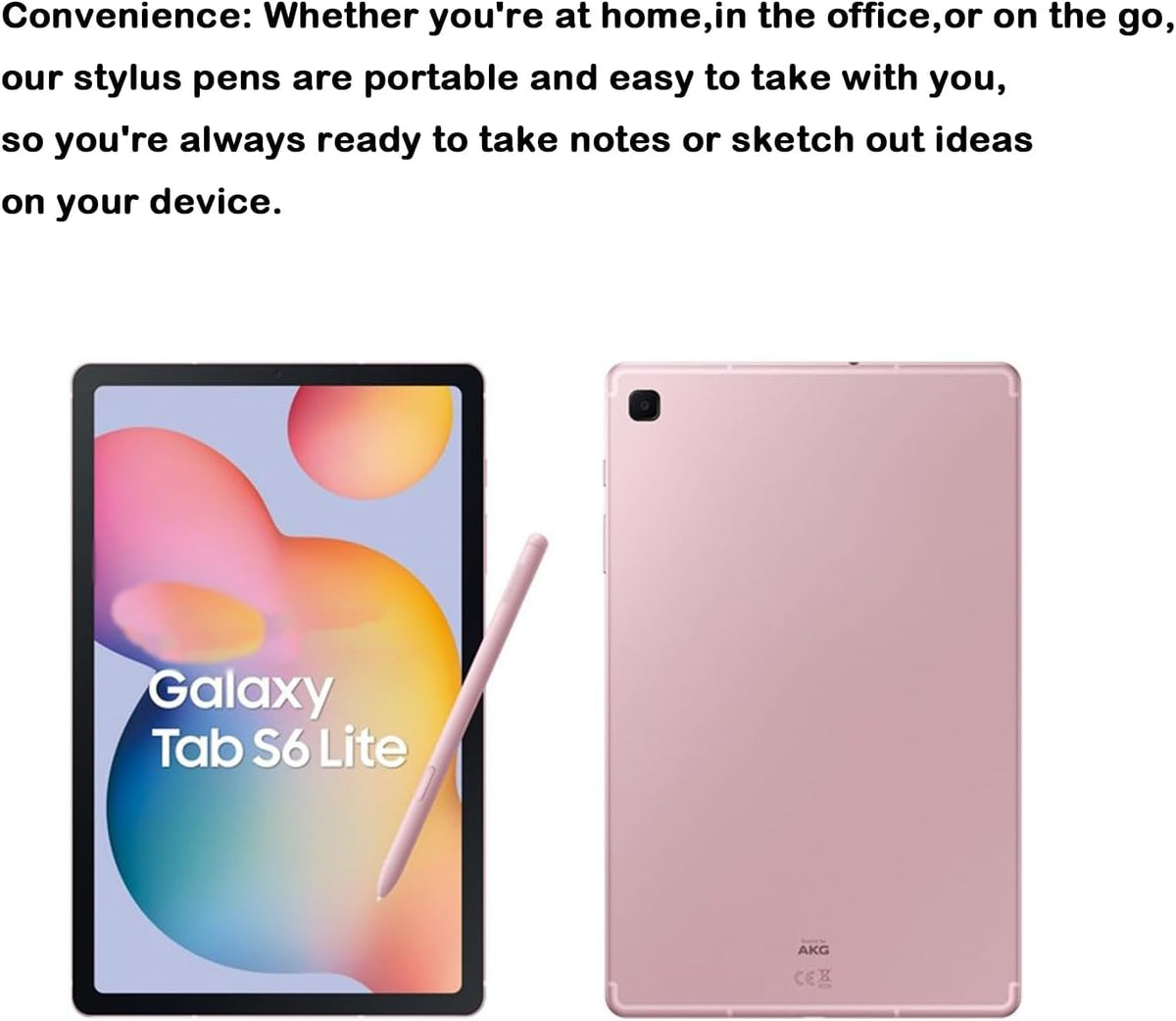 2 Pack Galaxy Tab S6 Lite S Pen Replacement, Compatible with Samsung Galaxy Tab S6 Lite, Pink