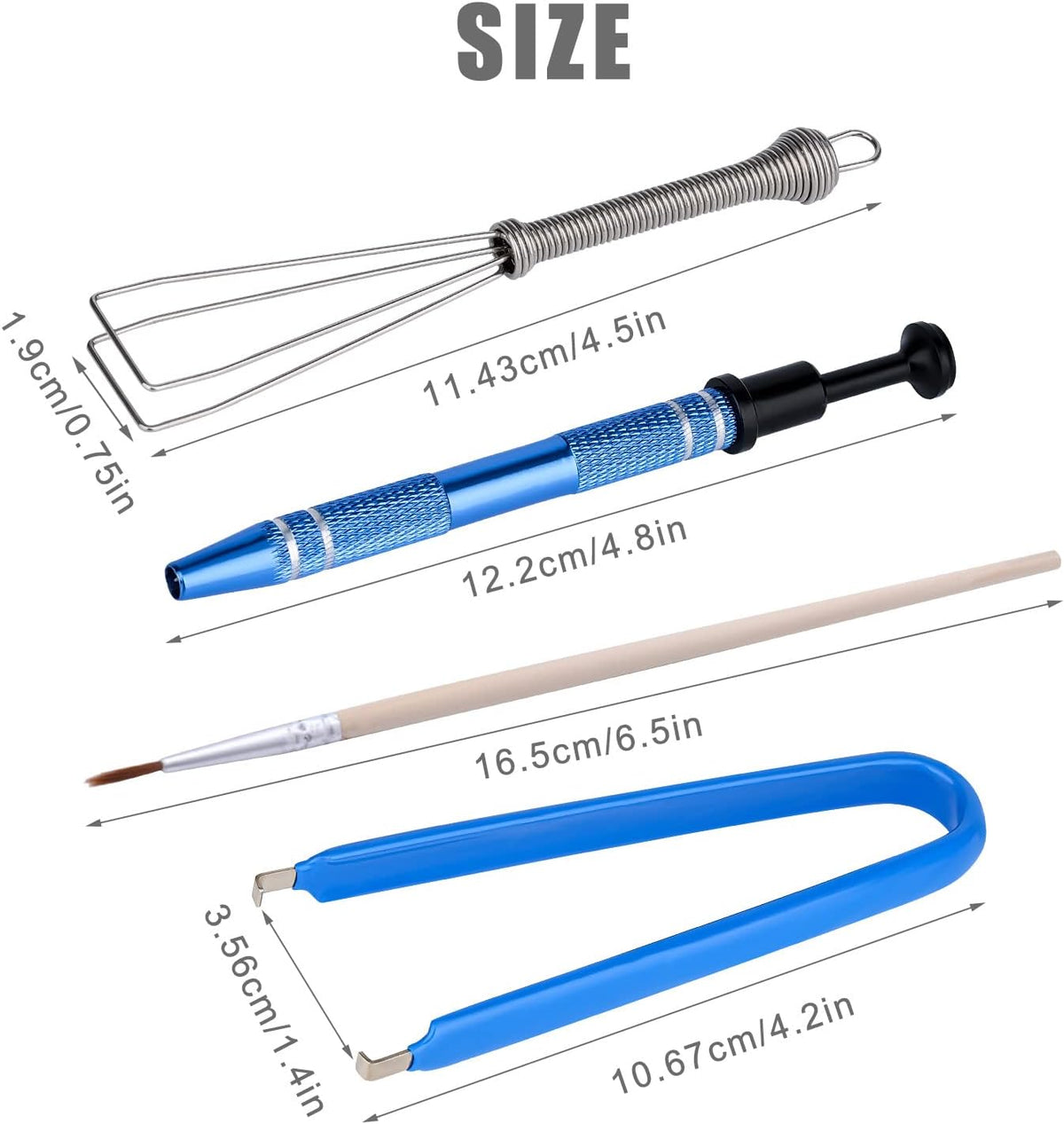 SAVITA Mechanical Keyboard Switch Puller Set, Keycap Remover Kit with Keycap Puller, Switch Clamp, Lube Pen