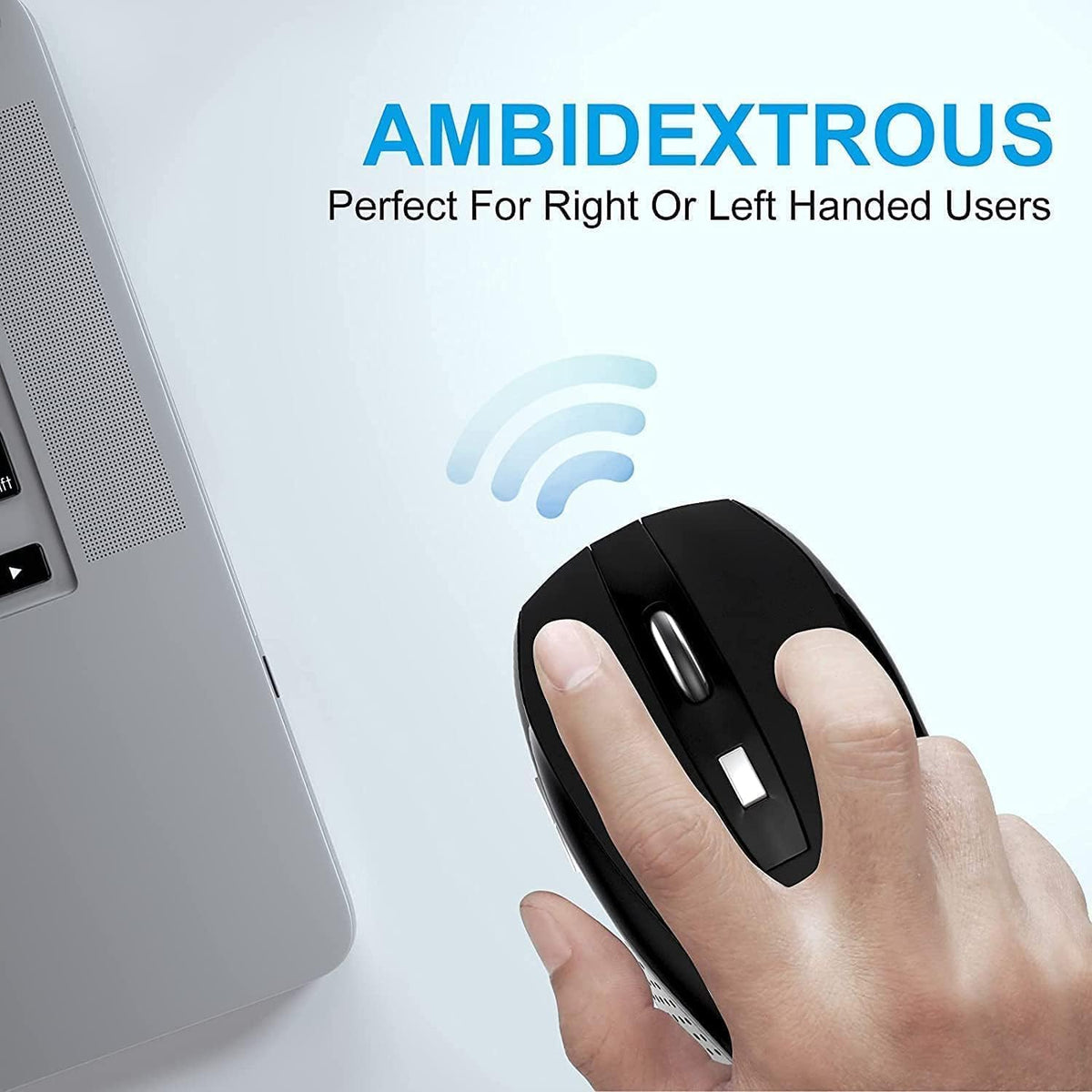 Guiheng 2.4Ghz 1200,6 Wireless Mouse, Wireless Computer Mouse Buttons with Nano Receiver