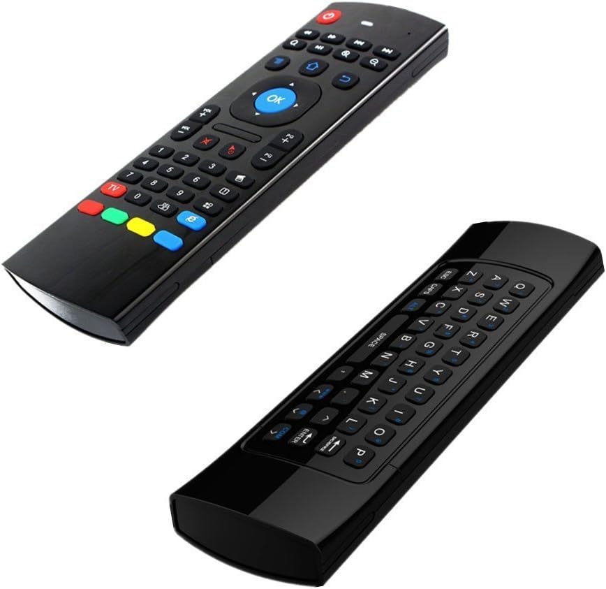 MX3 Air Mouse Remote with Keyboard, 2.4G Mini Wireless Keyboard for Android TV Box, Raspberry Pi, Google Smart TV