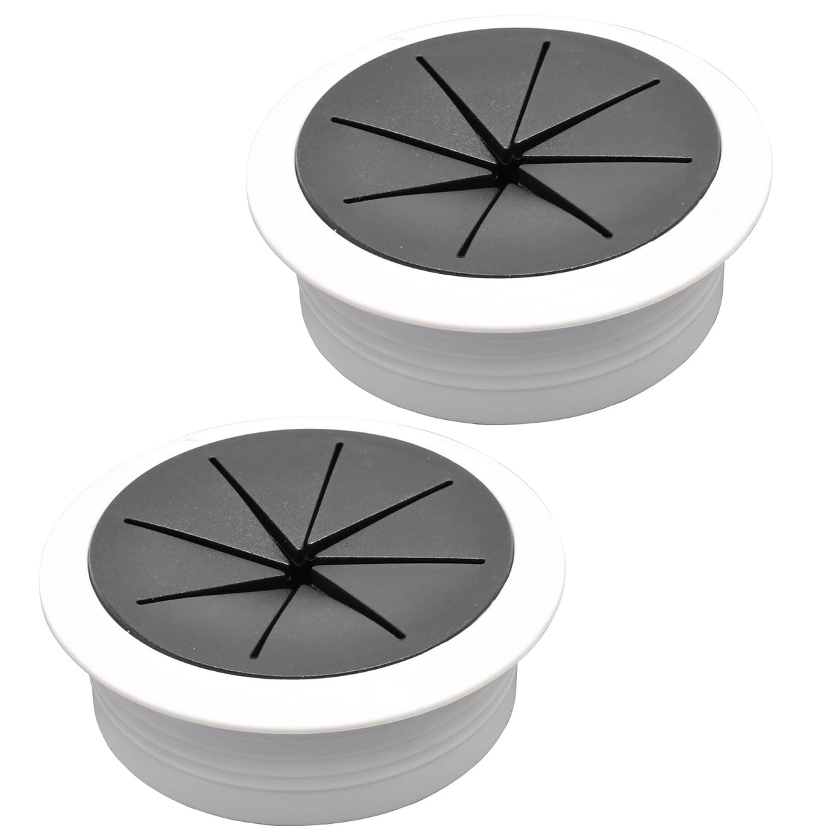 BOPOREAE 2 Pcs Desk Grommet 2-1/16" (53mm), Desk Hole Cover for Cables