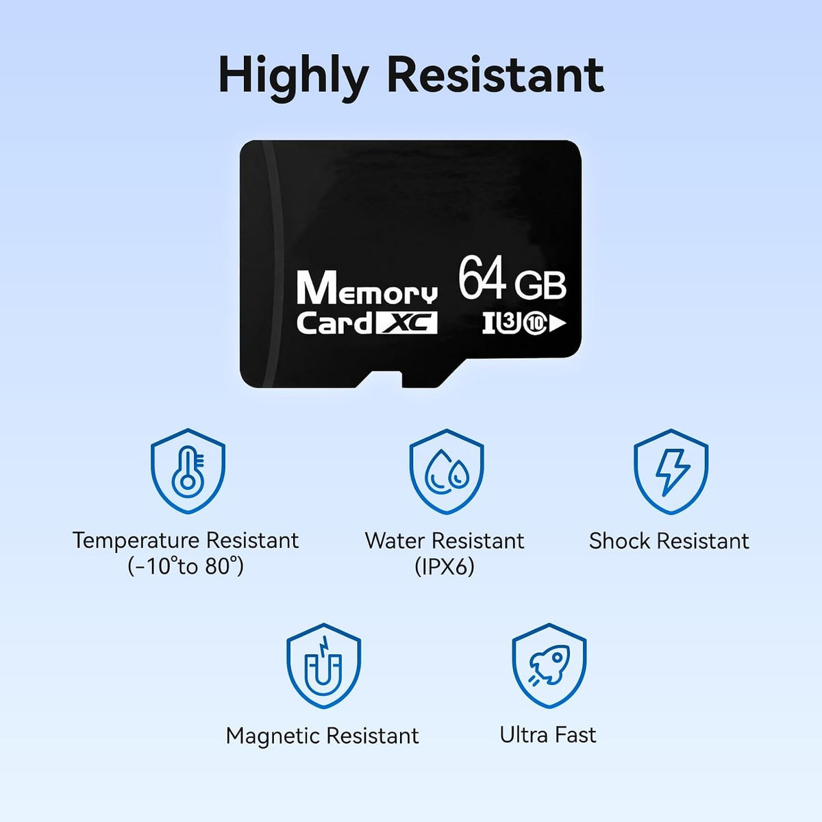 Heart Link 64GB Micro SD Card - Fast and Reliable Storage