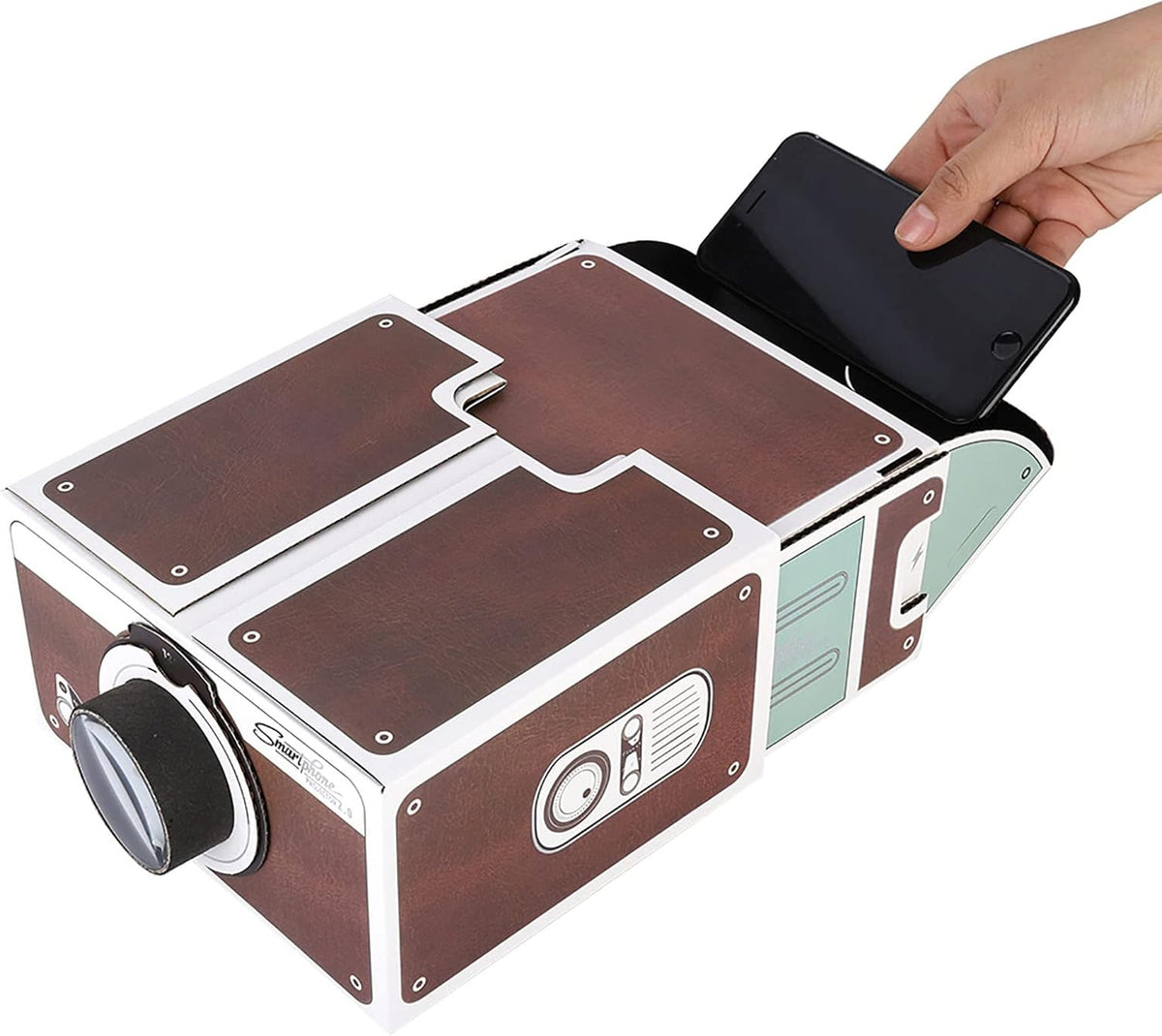 Second Generation Mini DIY Portable Smart Mobile Phone A2Dc Cable Home Projector Cinema