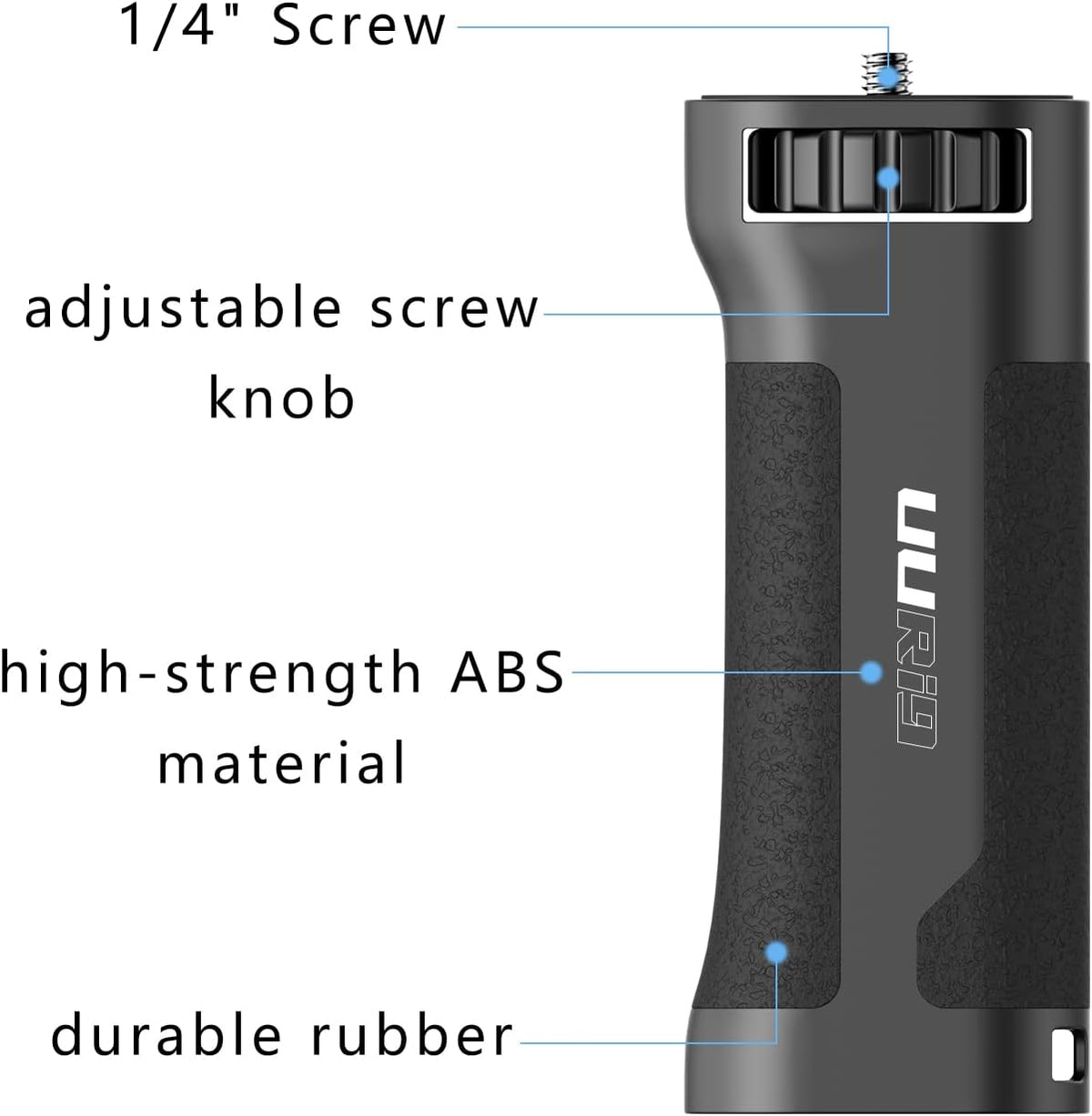 UURig Camera Handle Grip 1/4" Screw for Camera Stabilizer, Pistol Grip Camera Handle Compatible with Action Cam Canon Nikon Sony Digital Camera Mobile Video Shooting Vlog Camcorder