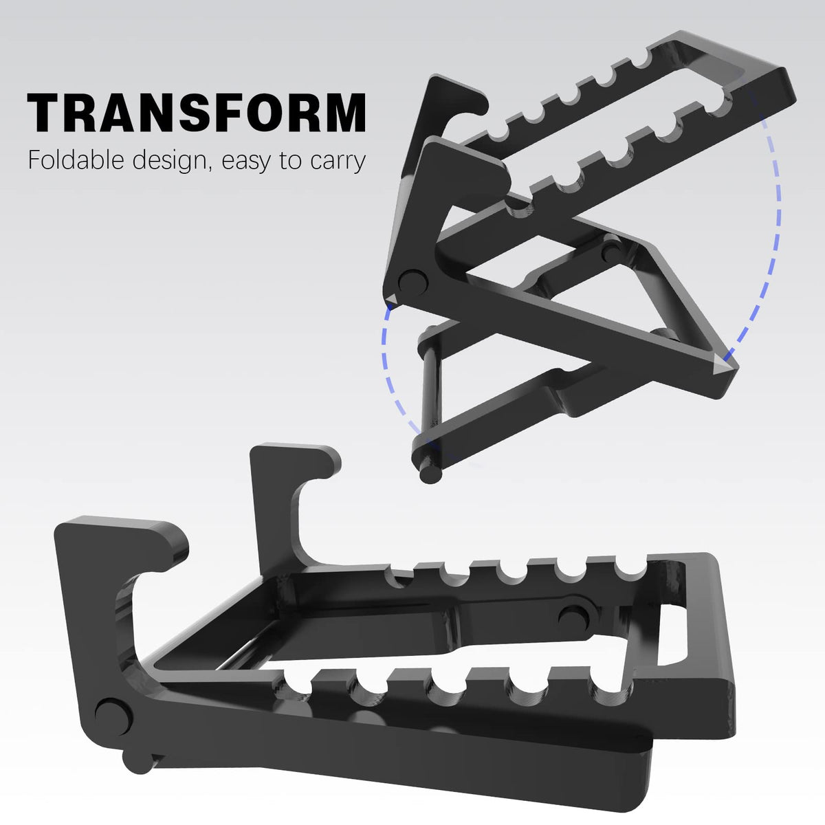 ?Upgraded? Stand Dock Compatible with Steam Deck, Switch/OLED/Lite, Logitech G Cloud, Five Angle Adjustable Non Slip Desktop Stand Base for Stean