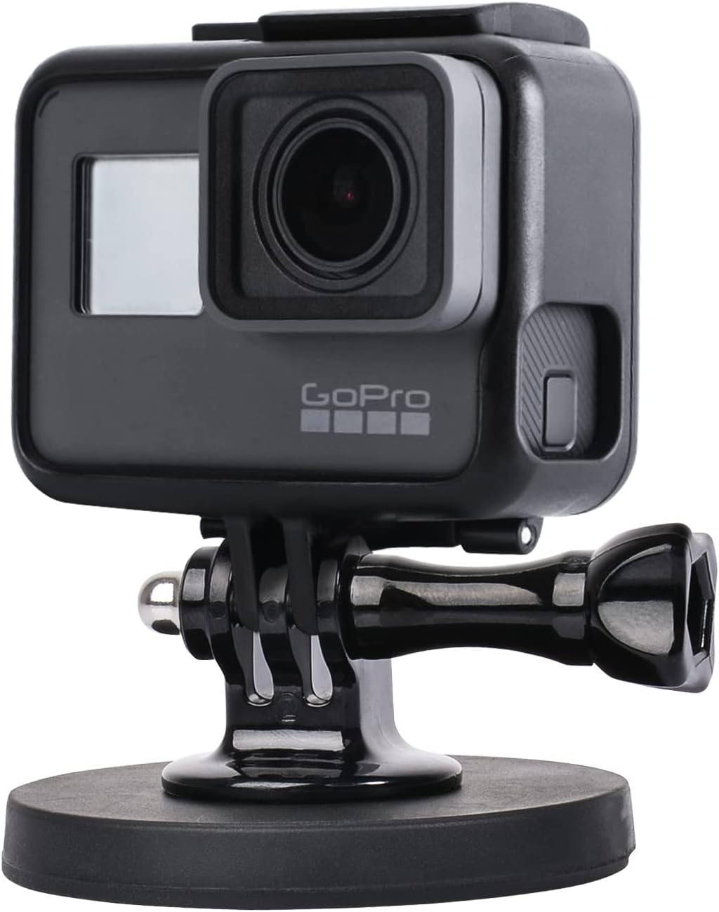 Magnetic Camera Mount Base with Mini Ball Head & GoPro Adapter for Action Cameras, DSLRs, and More