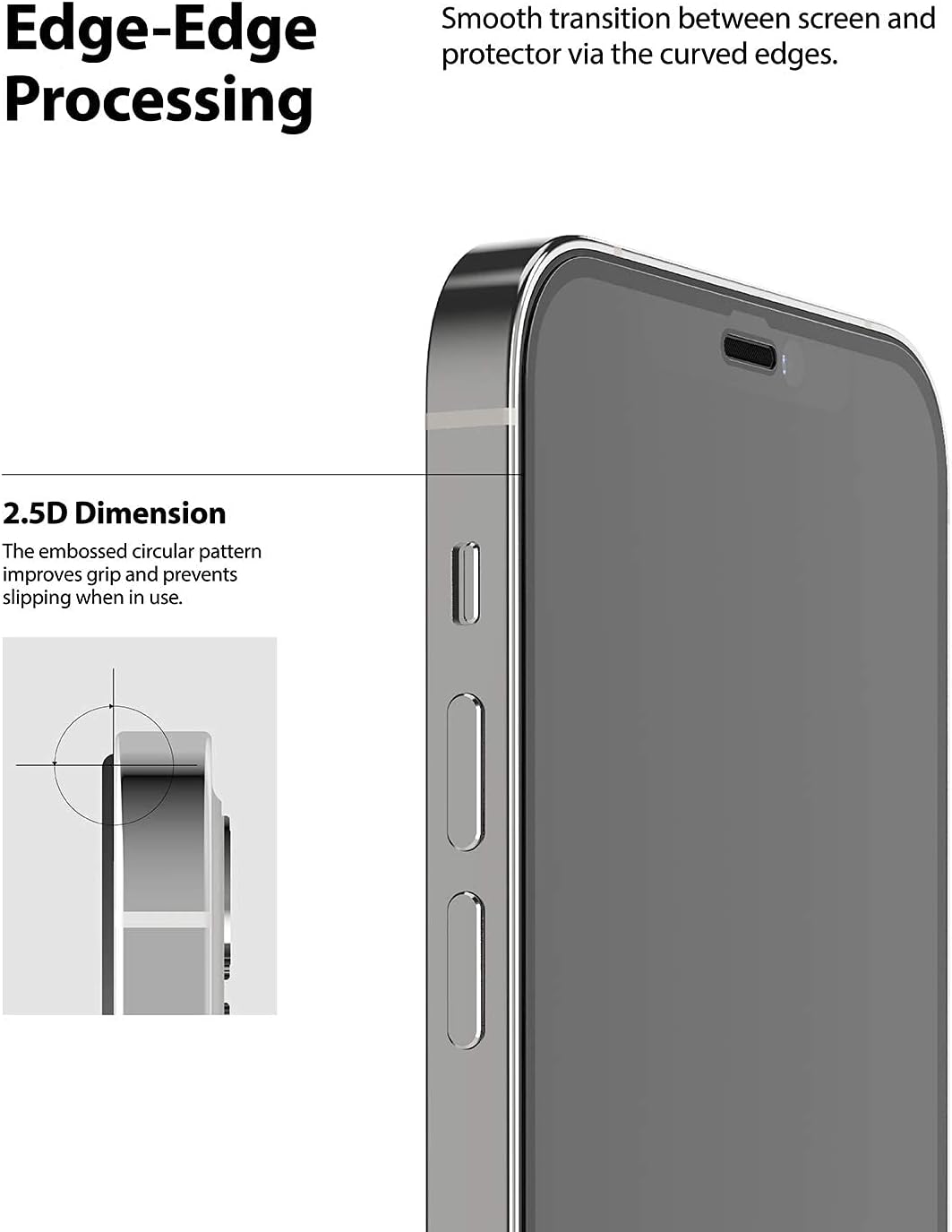 IceSword Superior HD Screen Protector for iPhone 12 Pro Max - Clear Tempered Glass Film, 9H Hardness