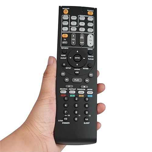 Replacement Remote Control for Onkyo RC-710M RC-880M HT-R560 TX-SR343 HT-R393 RC-606S RC-683M TX-SR702 5.1 Channel A/V AV Audio Video Receiver