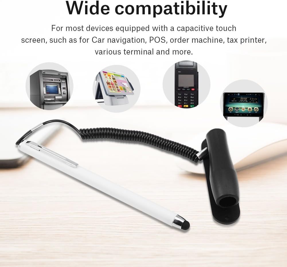 Stylus Pen with Tethers, Universal Capacitive Touch Pen Replacement for Mobile Phones and Tablets