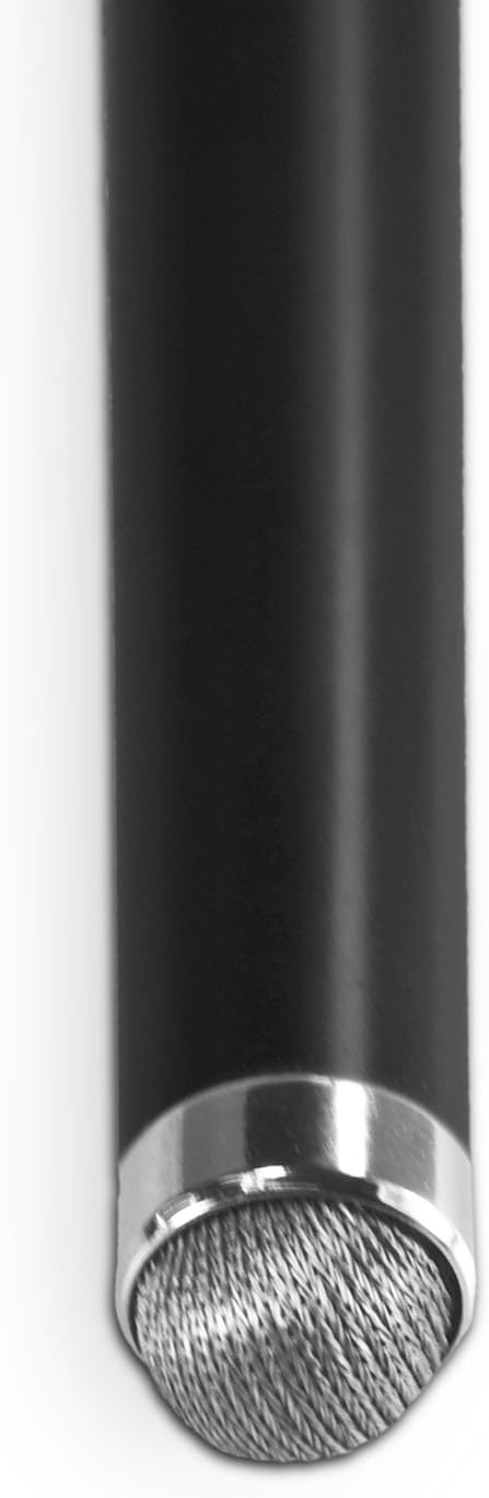 BoxWave EverTouch Stylus Pen for Getac T800 - Fiber Tip Capacitive Stylus, Jet Black