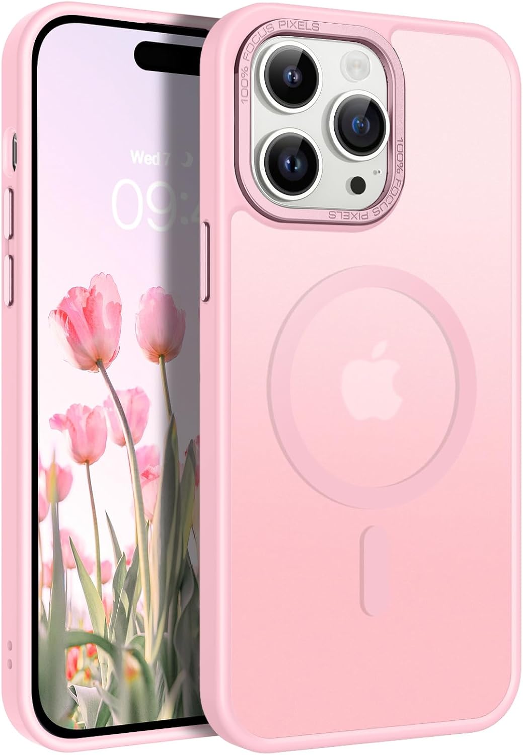 BENTOBEN iPhone 14 Pro Case, Tender Pink [Compatible with Magsafe] Slim Fit Shockproof Protective Cover (6.1")