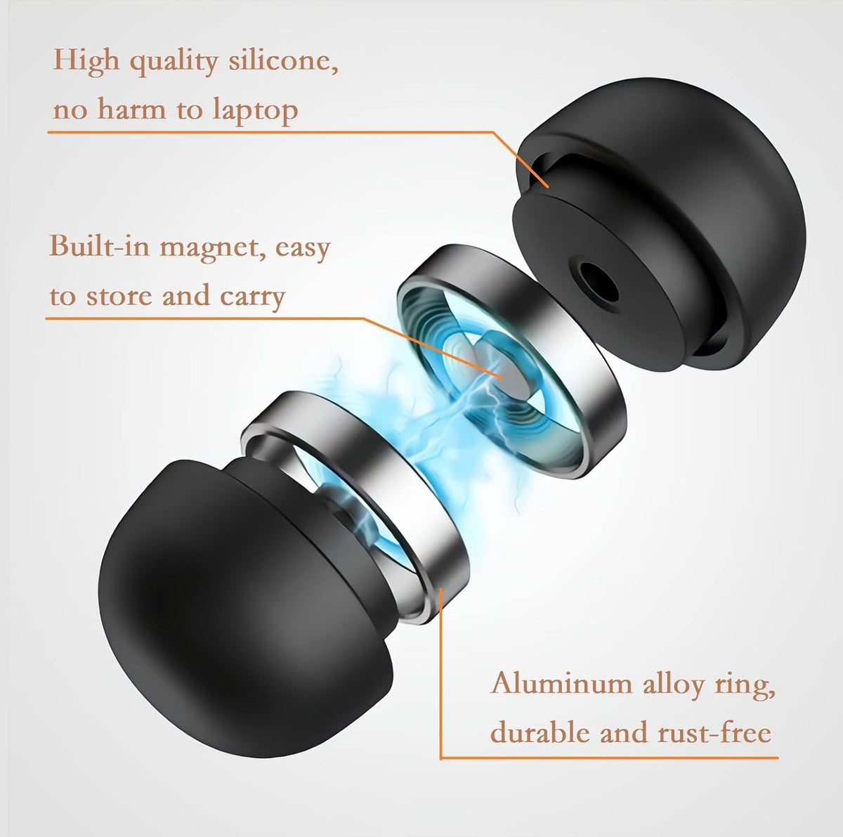 Laptop Cooling Pad,Portable Magnetic Laptop Cooling Stand Laptop Computer Small Invisible Cooler Ball