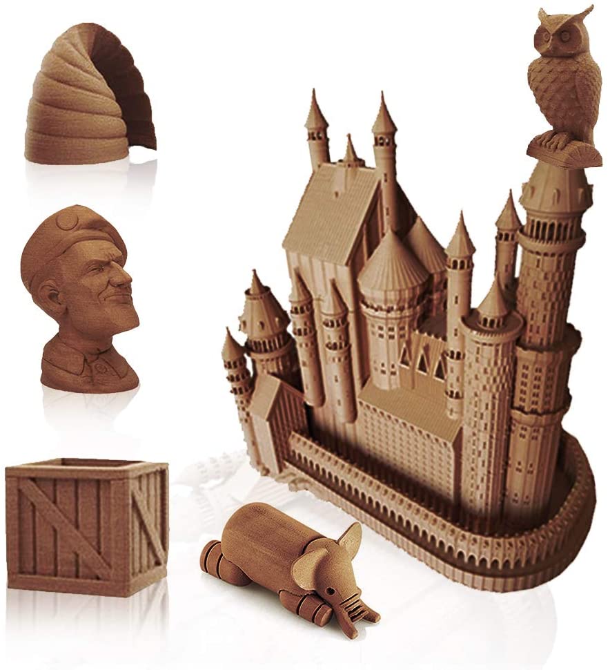 PLA Wood 1.75mm, 1KG/2.2LB