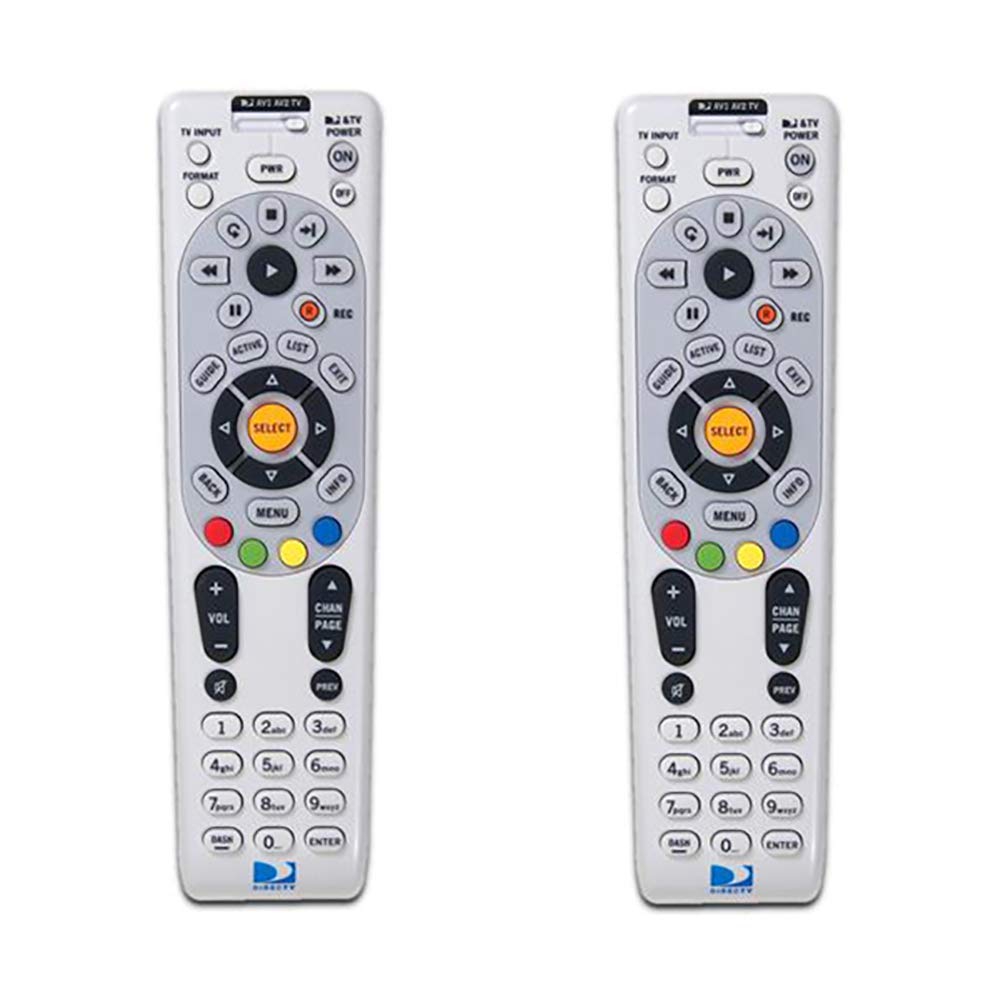 2 Pack - DIRECTV RC66RX IR/RF Remote Control