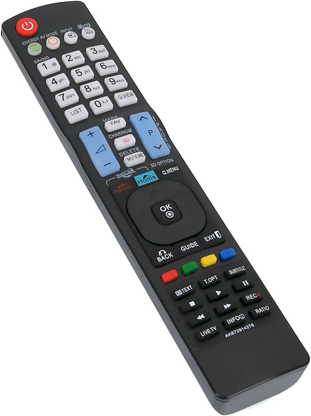 New AKB72914276 Remote for LG Plasma 3D TV Models 32LD350, 32LD450, 37LD450, 42LD450, 47LD450, 55LV355H