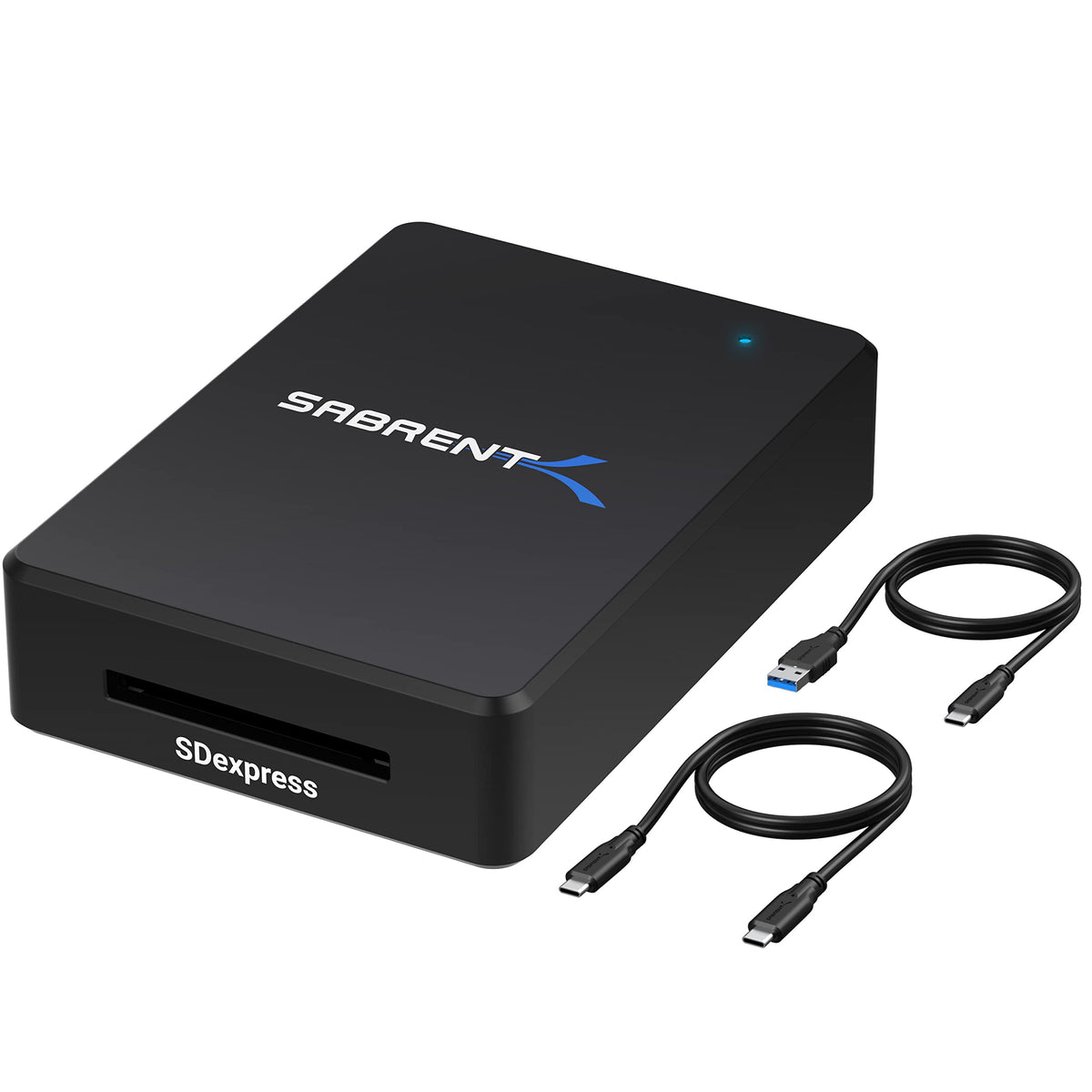 Sabrent Usb 3.2 Type-C And Type-A To Sd Express 7.1 Card Reader (Cr-Sdx7)
