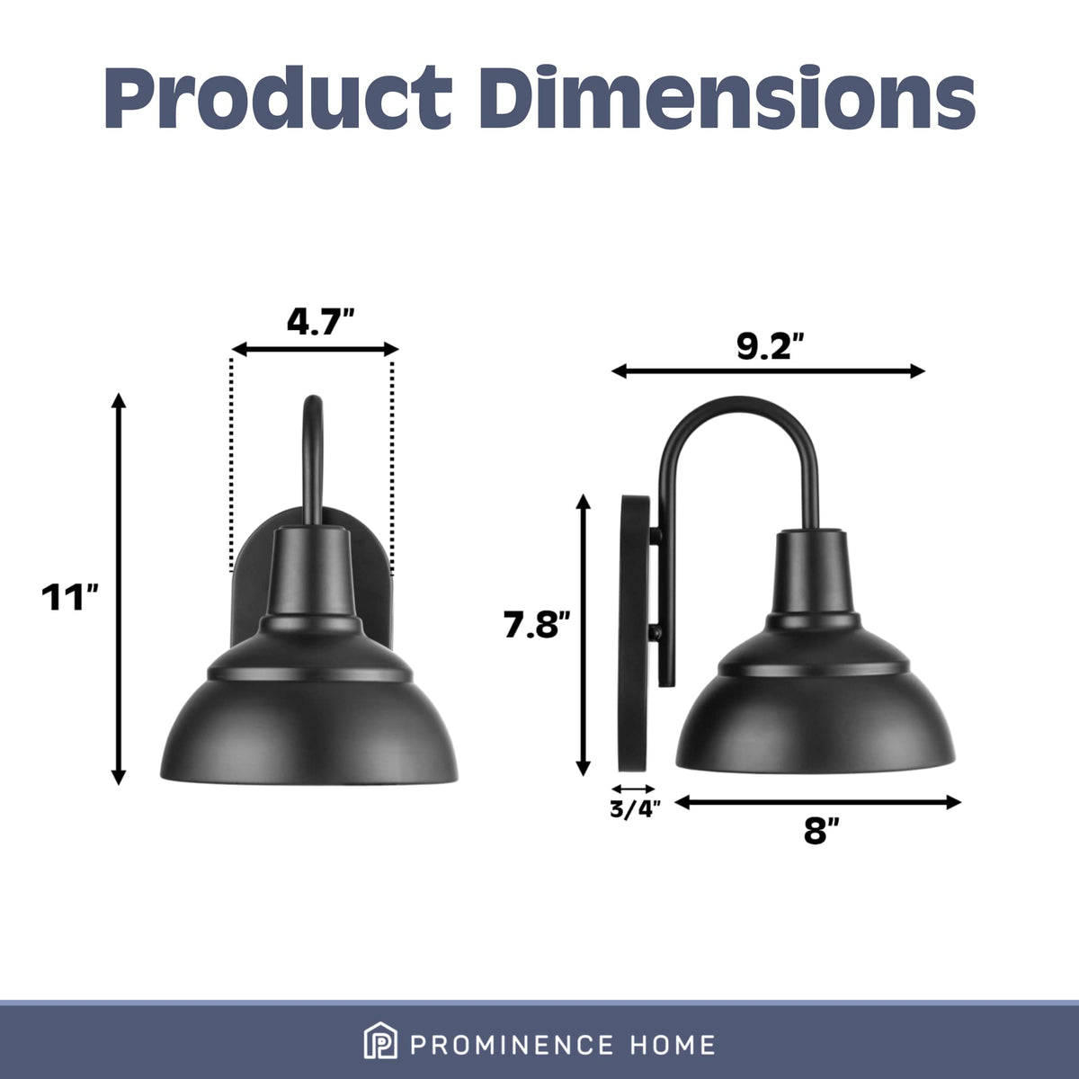 Prominence Home Brightondale Espresso Industrial Outdoor Sconce Lantern Coach Light - 51556-01