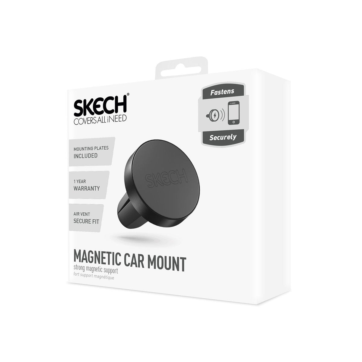 Skech Magnetic Universal Car Mount with Lightweight Metal Plate