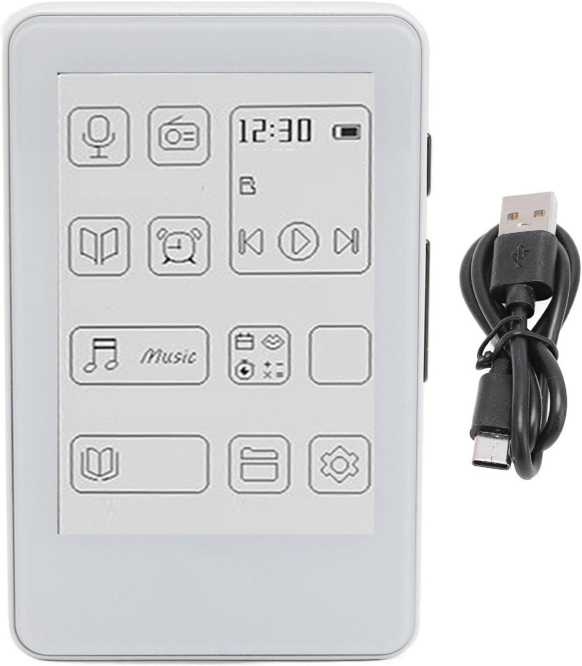 GOWENIC 2.7in 2 1 MP3 5.0, MP3, Ink Ebook Readers, in Player E Reader with Bluetooth Supports APE, FLAC, WAV, TXT