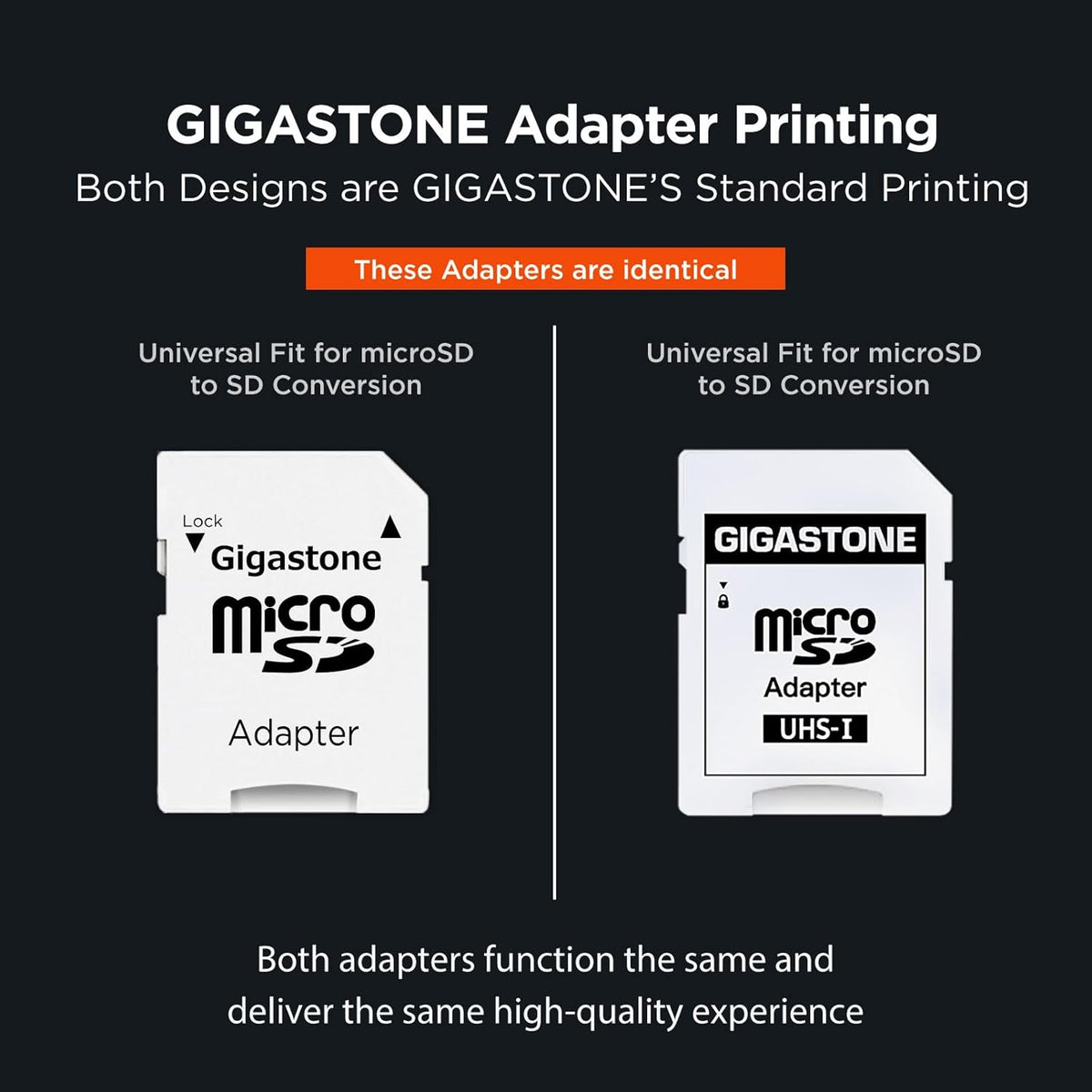Gigastone 5-Years 128GB 4K 100/50 U3 A2 V30 C10 Data Recovery Micro SD Card, Video Recording for GoPro, Action Camera