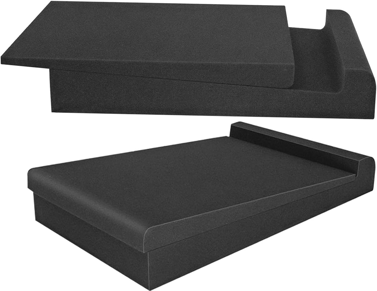 2 Pack Studio Monitor Isolation Pads for Large Speakers 6.5 7 8 Inches Sound Insulation Studio Foam Prevents Vibrations Acoustic Speaker Isolation Pad High Density Fits Most Stands