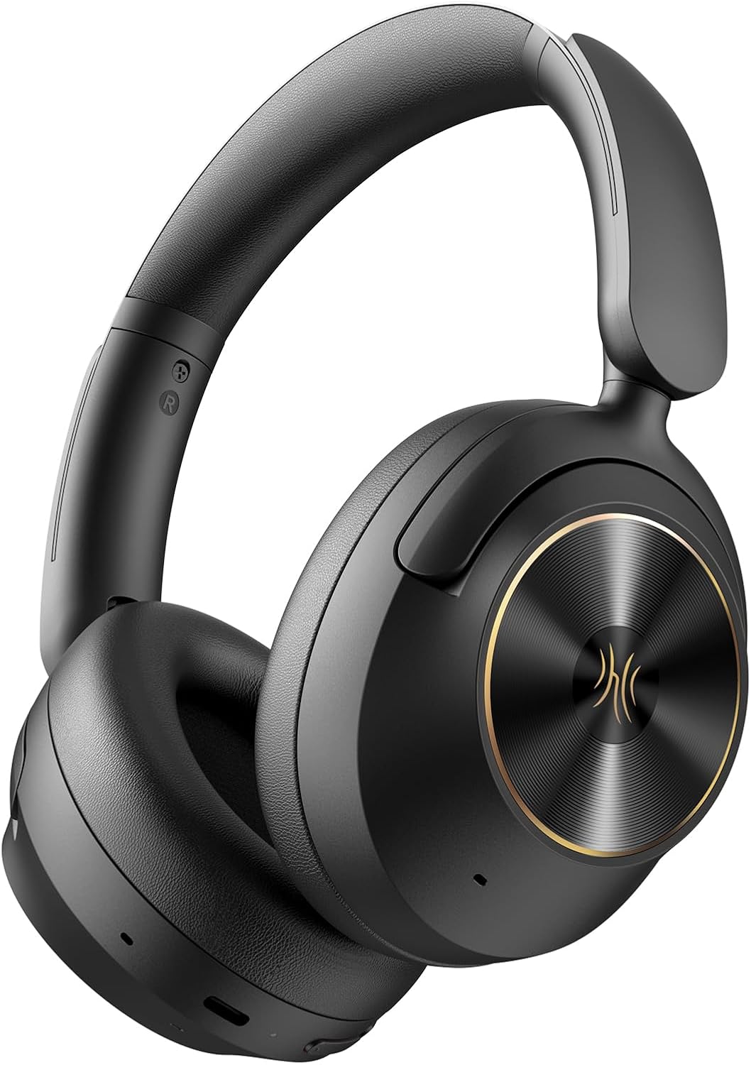 OneOdio Focus A6 Hybrid Active Noise Cancelling Headphones, 75H Playtime, LDAC Hi-Res Lossless Audio, Bluetooth 6.0, Dual Mic ENC Call, Support Wired ANC via USB-C, Wireless Over Ear Headphones
