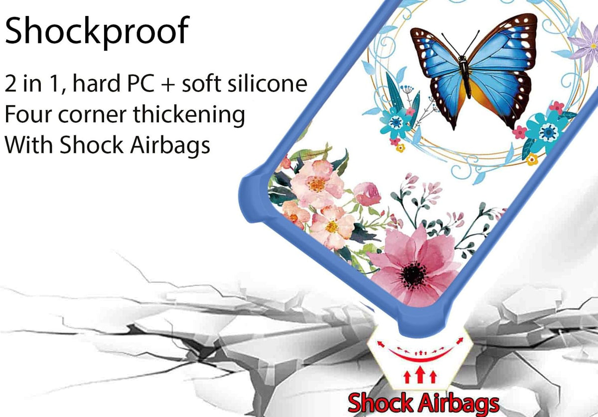 jioeuinly Nuu A23 Plus S6304l Case, Compatible with Tempered Glass Screen Protector, Ring Support, Luminous Effect,