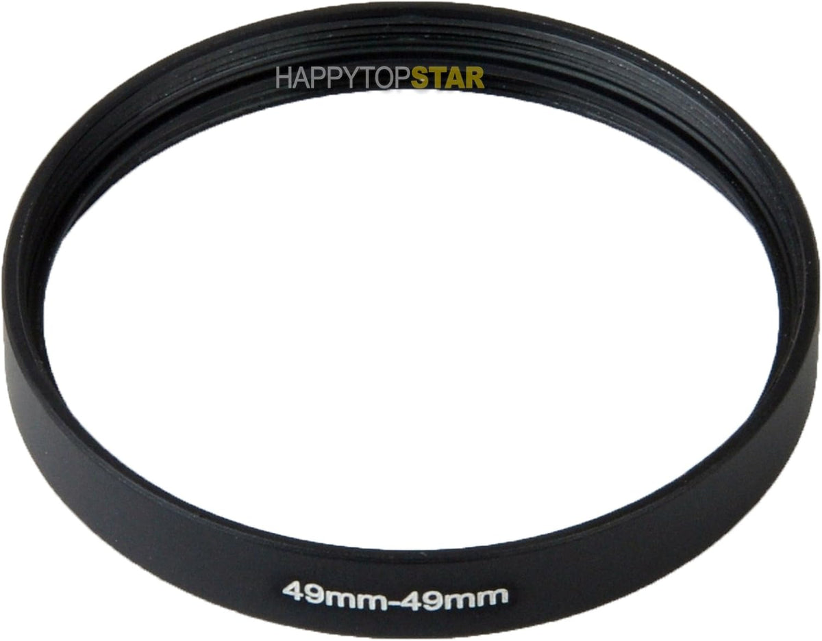 Metal 49-49 mm Female to Female Coupling Ring Adapter for Lens Filter