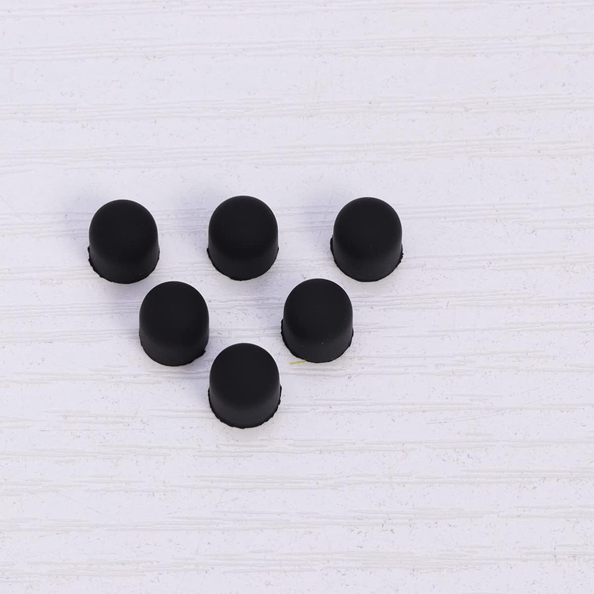 Hemobllo 15pcs Stylus Pen Tip Replacement Rubber Tips for Stylus Touch Pen, Touchscreen Pen, Outer Diameter 6mm, Inner