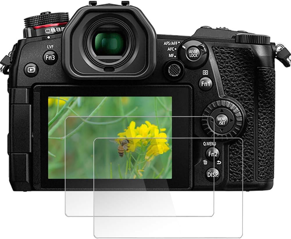 Tempered Glass Screen Protector for Panasonic Lumix DC-G9 G8 G7 G7 Mark II/DMC-GX7 Mark II GX7 III / GX9 GX8 LX10 LX9