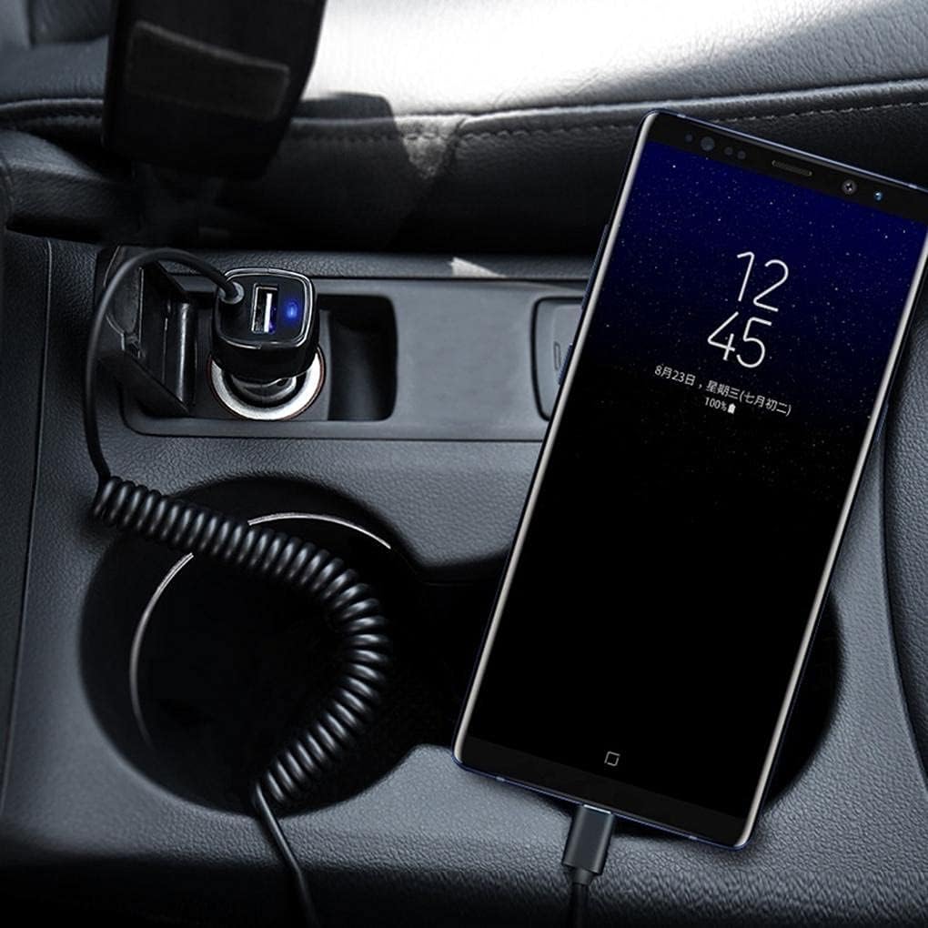 BoxWave Car Charger Compatible with GoPro Hero 7 Silver - Extra USB Port with Integrated Cable for GoPro Hero 7