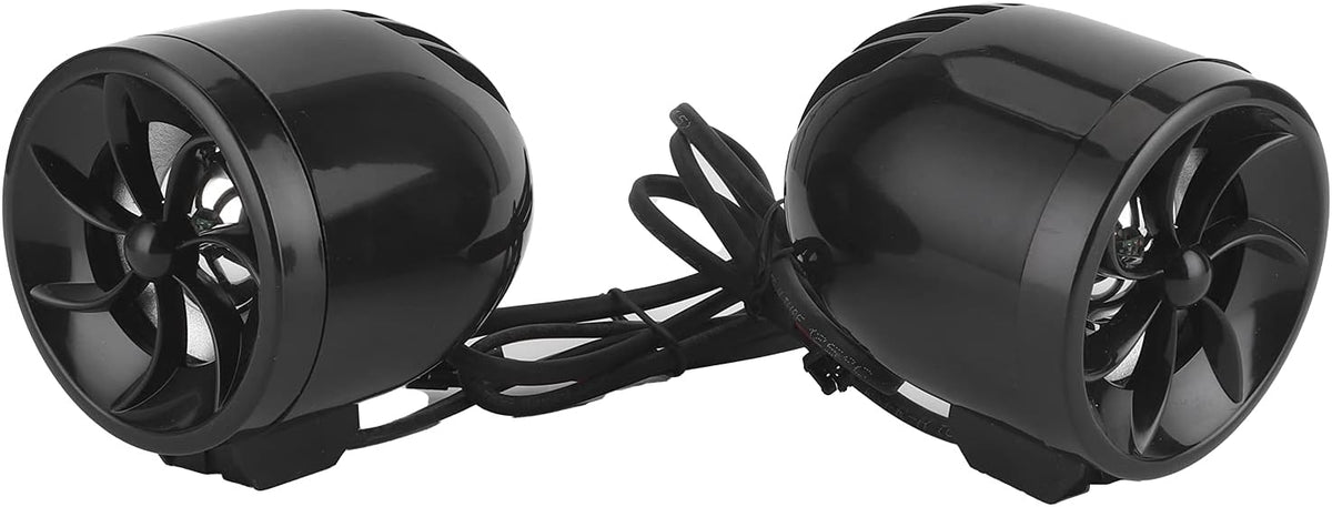 Motorcycle Speaker, 12V Audio Music Amplifier High Power Loudspeaker with Light Effect
