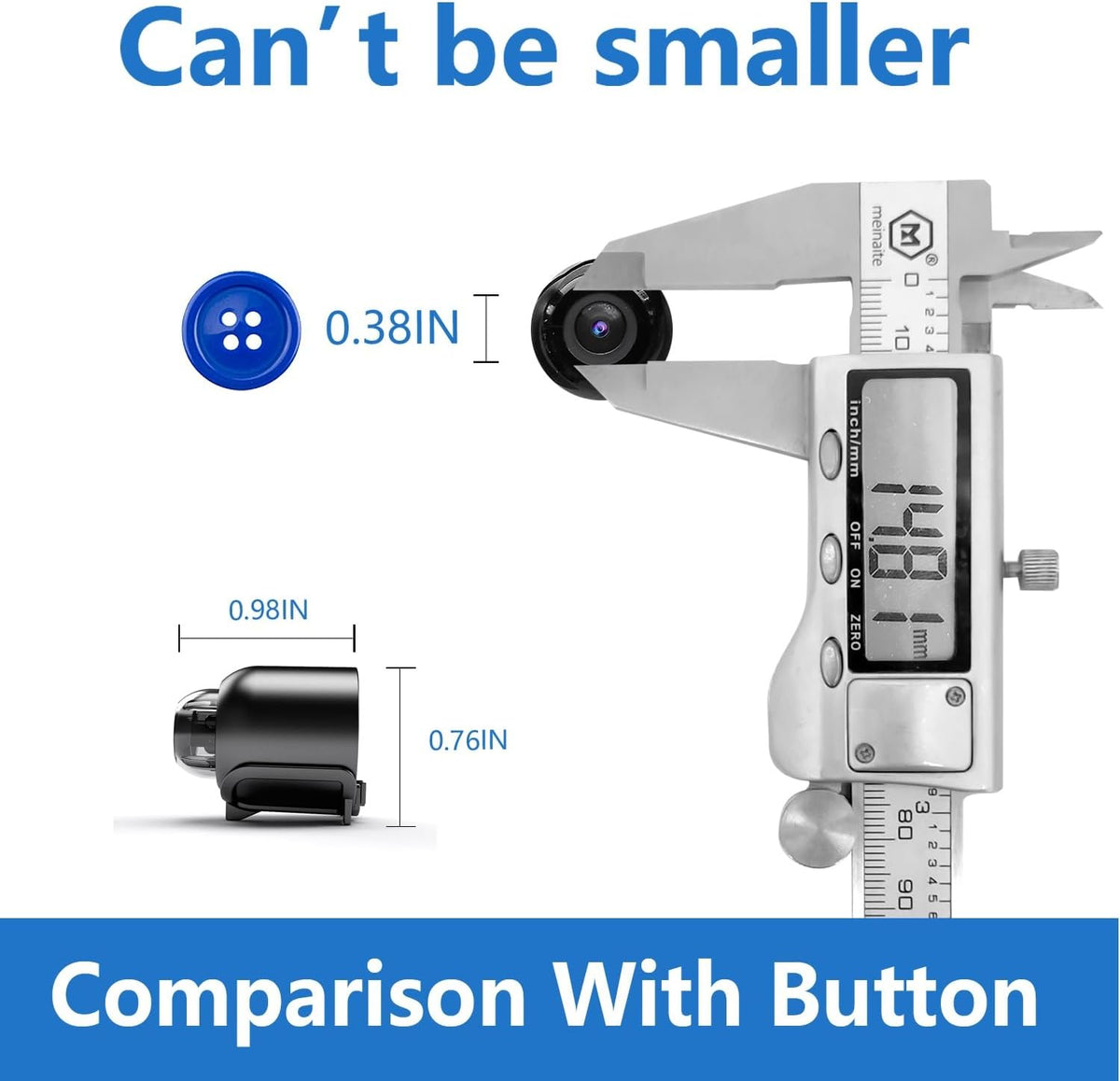 New Smallest Wireless WiFi Camera, HD1080P Mini Concealed Detector, Portable Baby Monitor, Pet Nanny Cam with Night