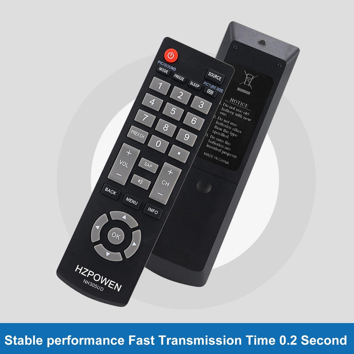 HZPOWEN Universal Remote Control for All Emerson TV
