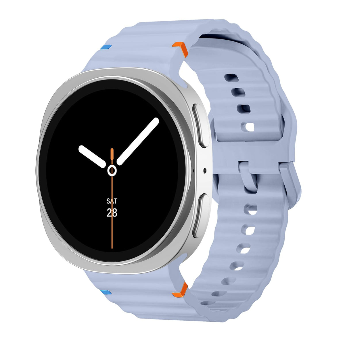 Sololup Sport Band For Samsung Galaxy Watch 8/8 Classic Bands 40Mm 44Mm 46Mm,No Gap Soft Silicone Smart Watch Bands For Men&Wome