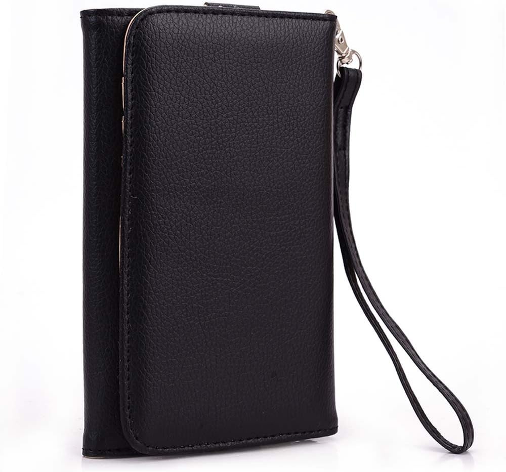 Kroo Clutch Wallet for Smartphones, Black, Fits up to 6-Inch