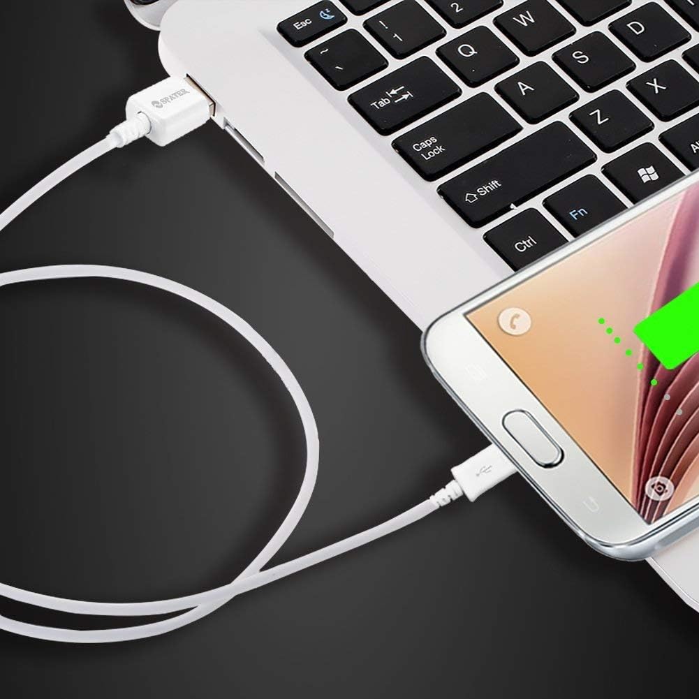 Galaxy S7 Smartphone Adaptive Fast Charging Wall Charger Kit with Micro USB Cable (White)
