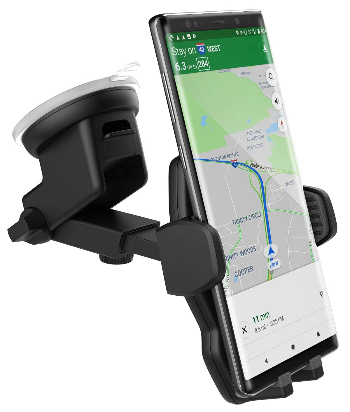 Encased V2 Car Mount Phone Holder for Google Pixel 9 Pro XL / 8 Pro / 7/7 Pro, (7a/8a) Fully Adjustable Case Compatible Dock (2024)