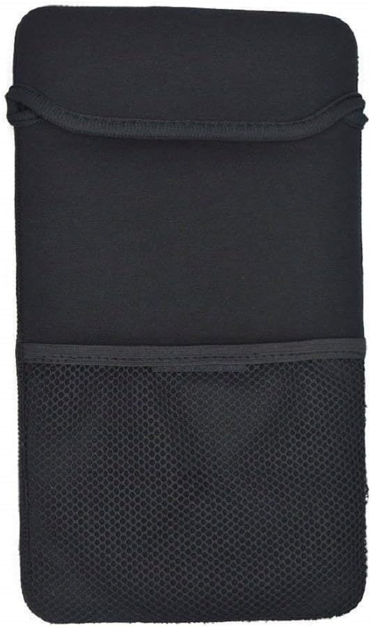 Black Neoprene Carrying Sleeve Case for Logitech K380 Multi-Device Bluetooth Keyboard and Arteck HB030B Wireless