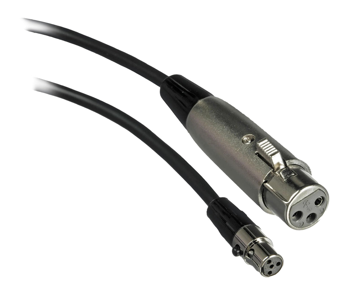 Shure WA310 4-Feet Microphone Adapter Cable, 4-Pin Mini Connector (TA4F) to XLR(F) Connector