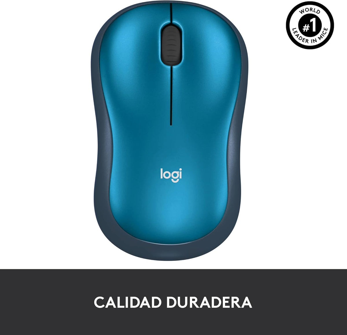 Logitech M185 Wireless Mouse, 2.4GHz with USB Mini Receiver, 12-Month Battery Life, 1000 DPI Optical Tracking,