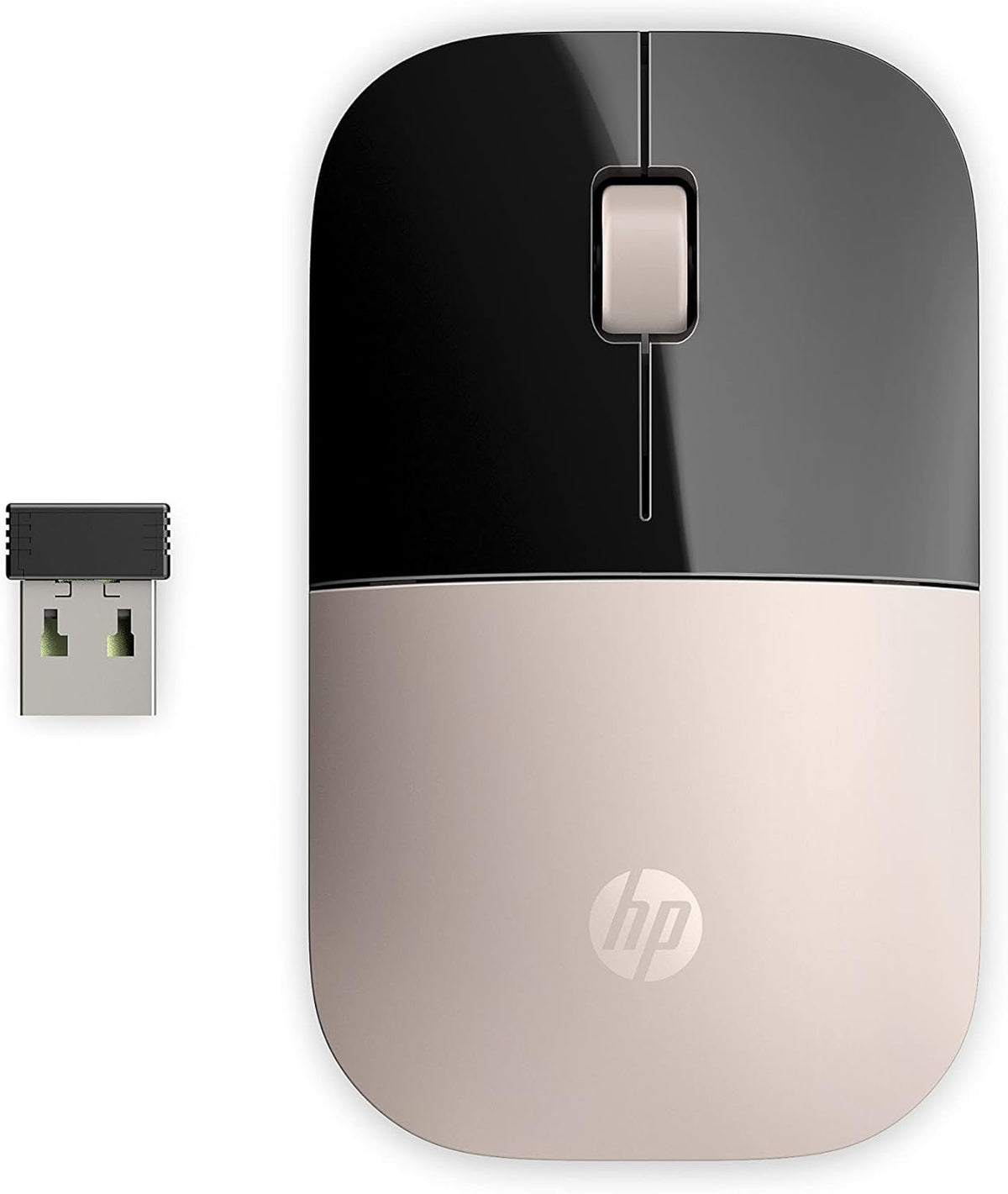 HP Z3700 G2 Wireless Mouse - Elegant Pale Rose Gold Design