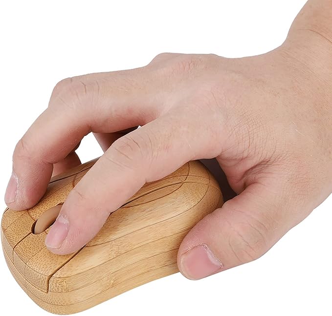 Optical Bamboo 2.4 GHz Suitable for PC and Laptop Wooden Design