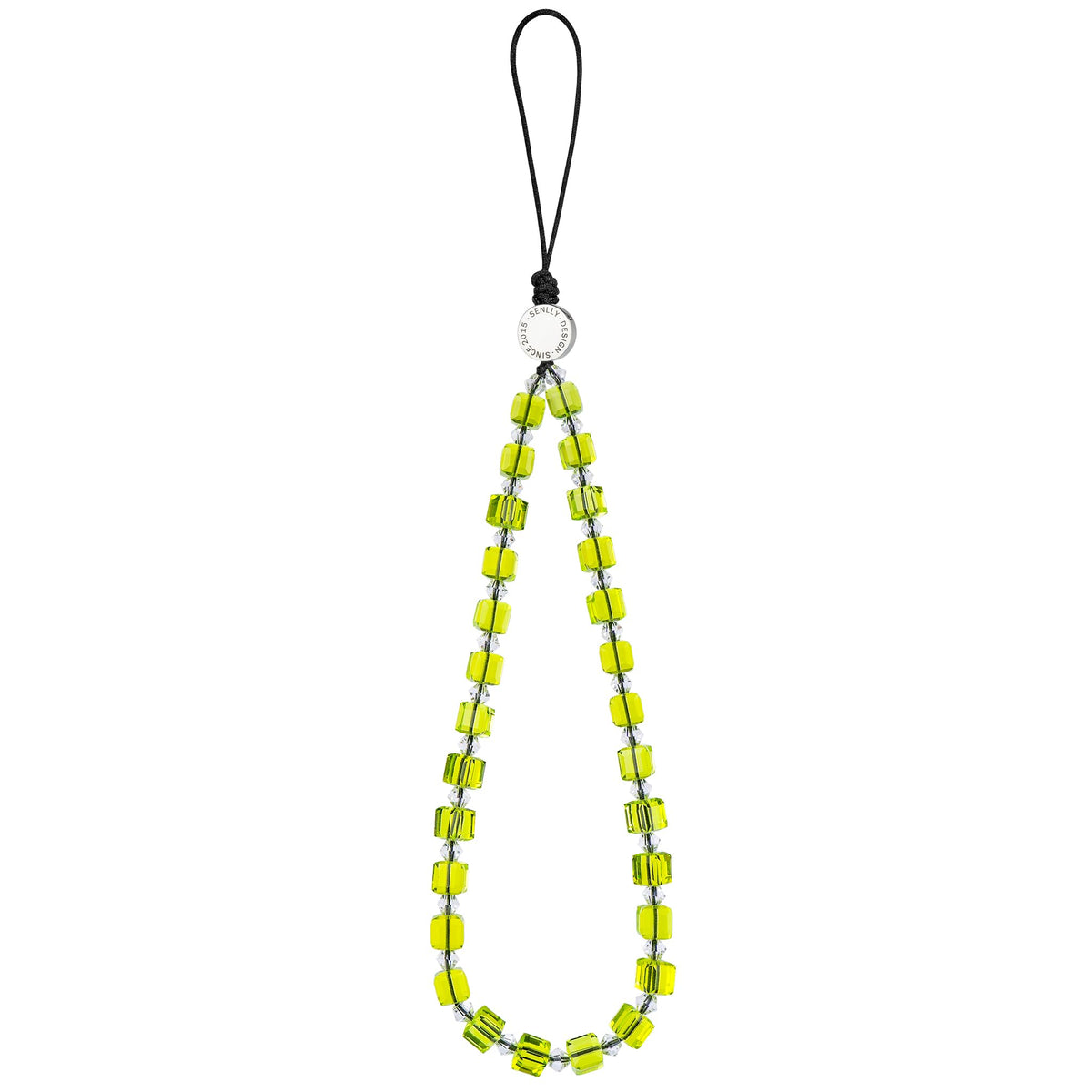 SENLLY Wristlet Phone Lanyard Charm, Selected K9 Crystal Wrist Strap, Use Stainless Steel Hardware, Jewel Gift for Women