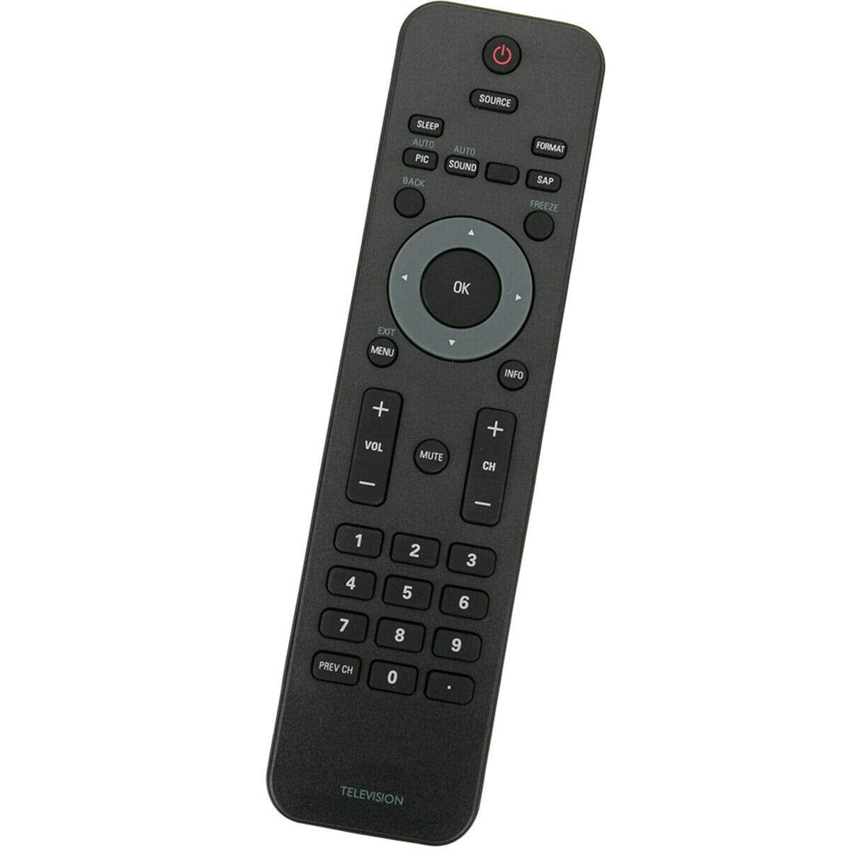 Replacement Remote Control Compatible with Philips TV 26PFL4507/F7 22PFL4507/F7 32PFL4507/F7 22PFL4507 26PFL4507