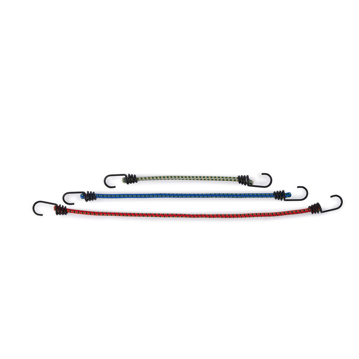 Coleman Company Assorted Stretch Cords, Yellow/Blue/Red