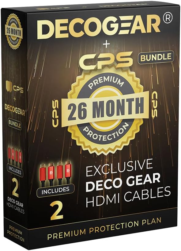 LG 34WR55QK-B 34 Curved UltraWide WQHD HDR 10 100Hz Monitor with USB Type-C Bundle with Elite Suite 18 2X HDMI Cable and Deco Gear CPS Exclusive 26 Month Protection Pack (BEACH-CPS-26M500)
