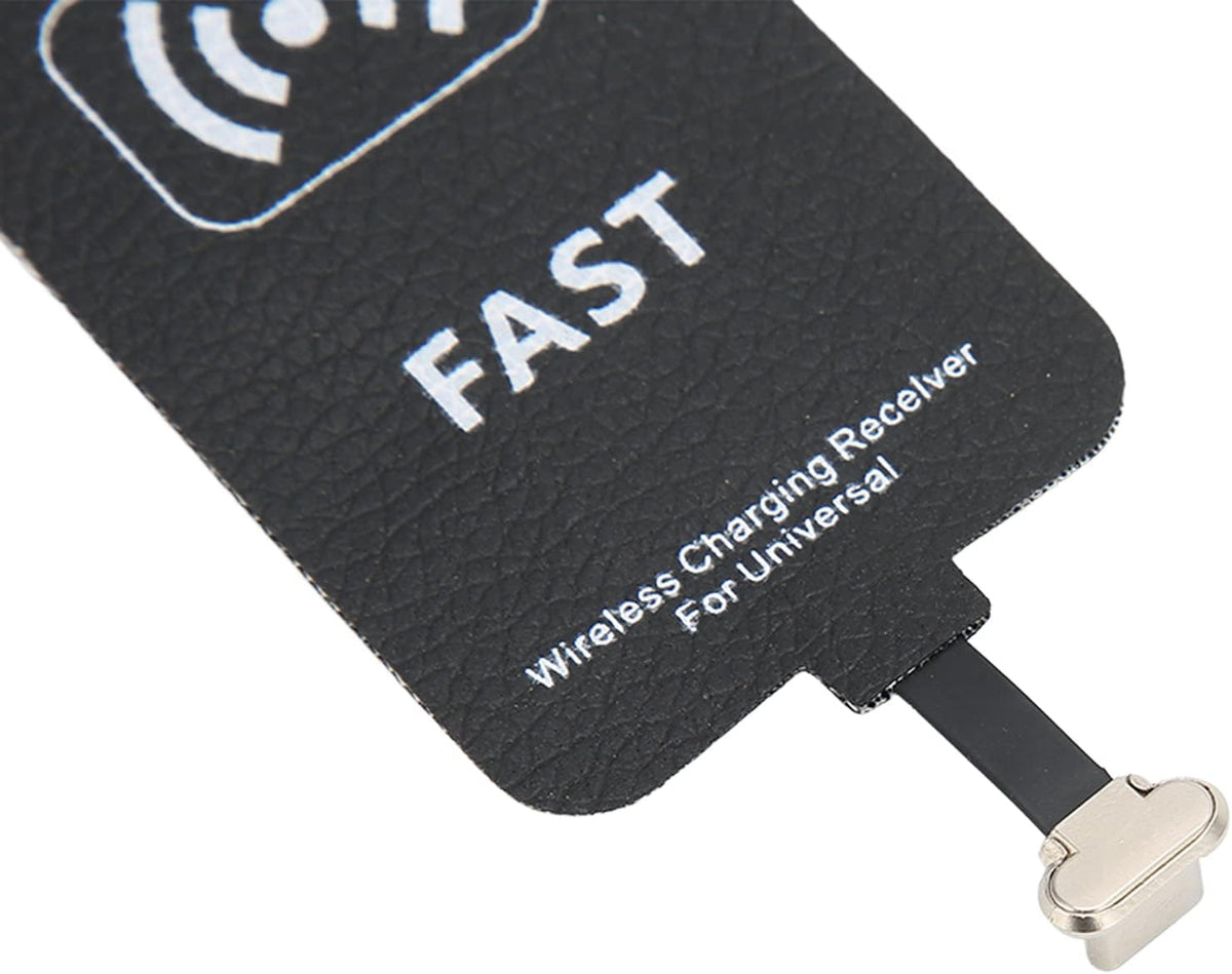Wireless Charging Receiver, 10W Fast Charging Adapter with USB C Interface, Universal for All Type C Mobile Phones