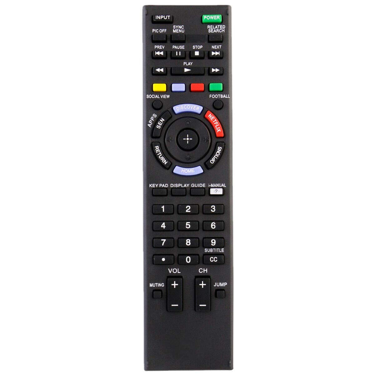 New RM-YD103 Replace Remote Control for Sony KDL-40W580B KDL-42W700B KDL-48W580B KDL-48W590B