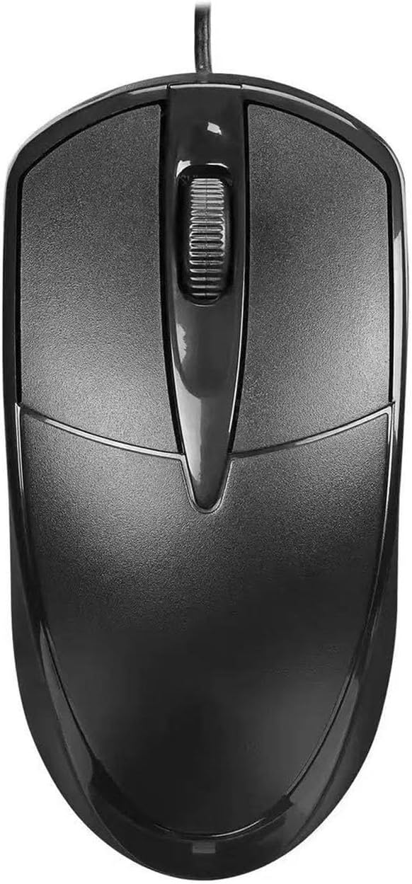 Guiheng Wired Mouse, Ergonomic Computer Mouse, USB for Right or Left Hand, with Durable Clicks for PC, Computer